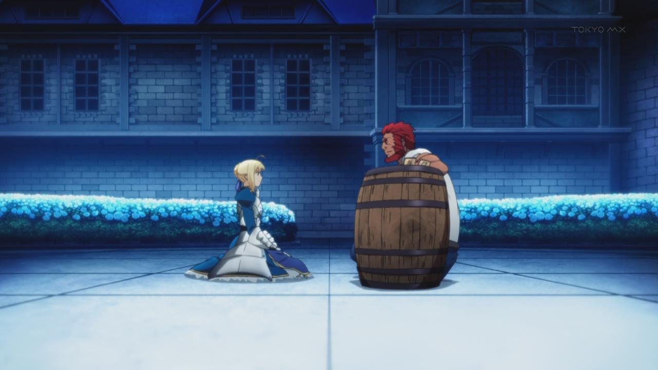 Saber and Rider from Fate Zero